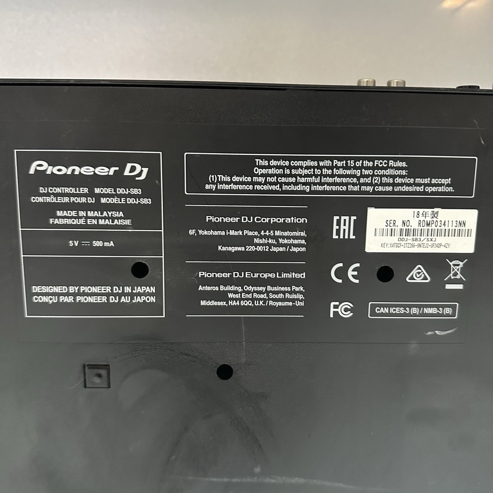 Pioneer DJ Performance DJ Controller DDJ-SB3