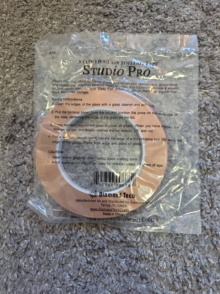 Studio Pro Copper Foil 3/8" Wide