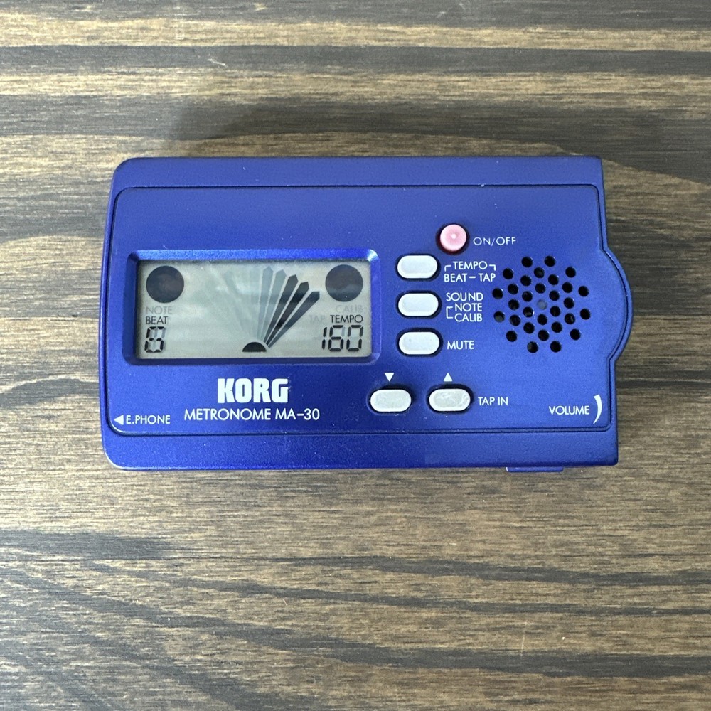 Korg Metronome MA-30 Blue Tested & Working