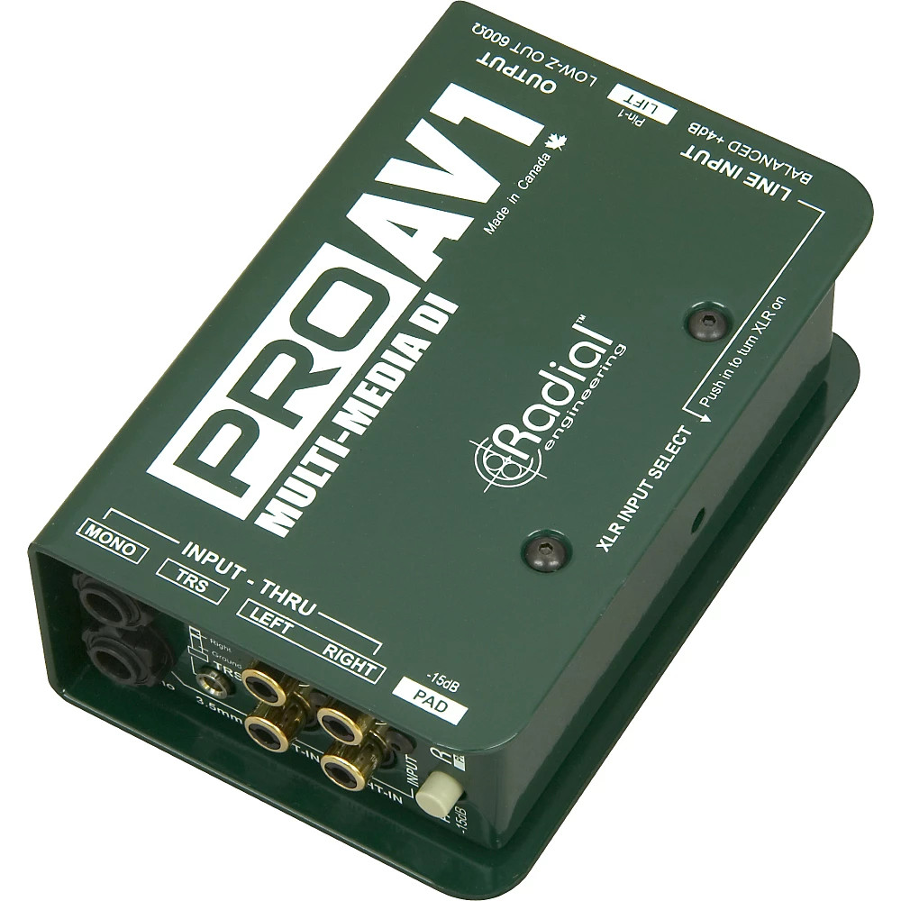 Radial Engineering ProAV1 Single-Channel Direct Box