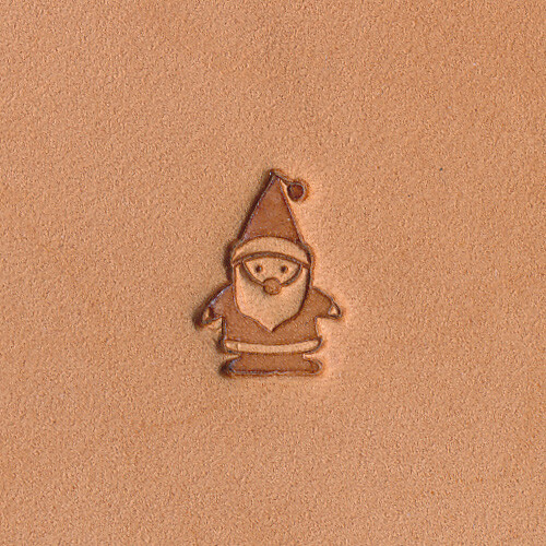 Santa Claus E593 Leather Stamp
