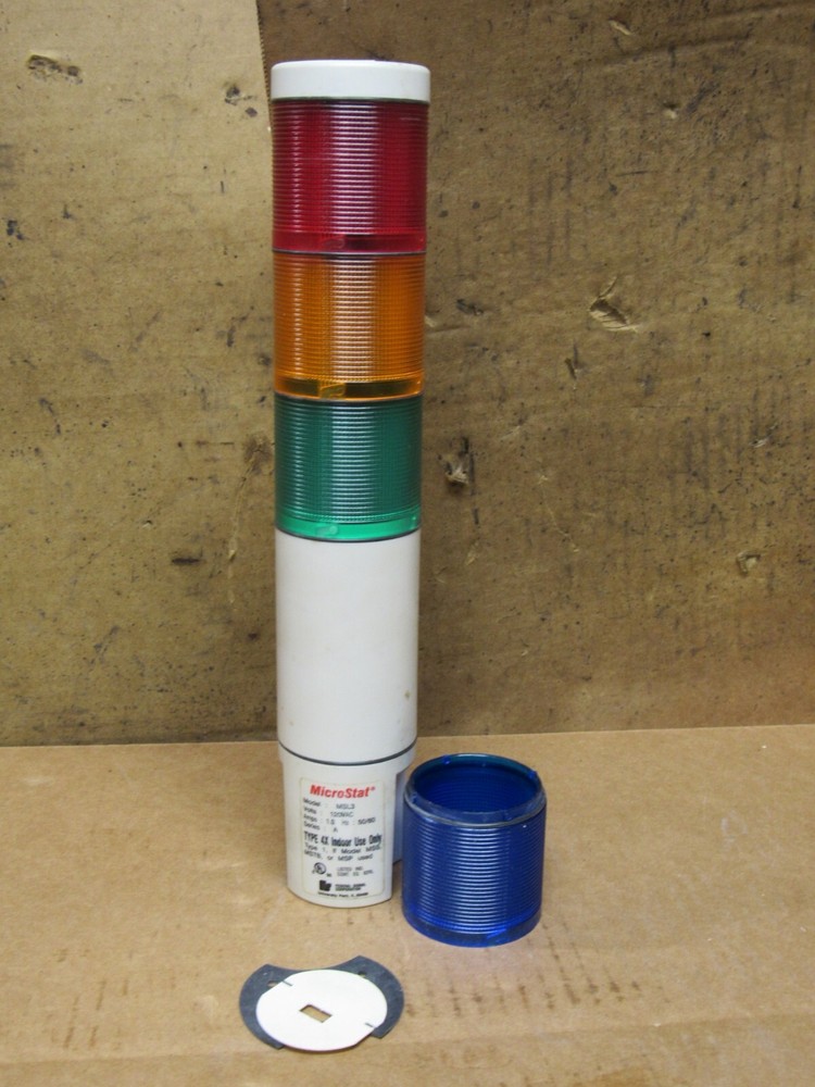 MSL3 STATUS INDICATOR STACK LIGHT 3 LIGHTS 4 Colors MicoStat