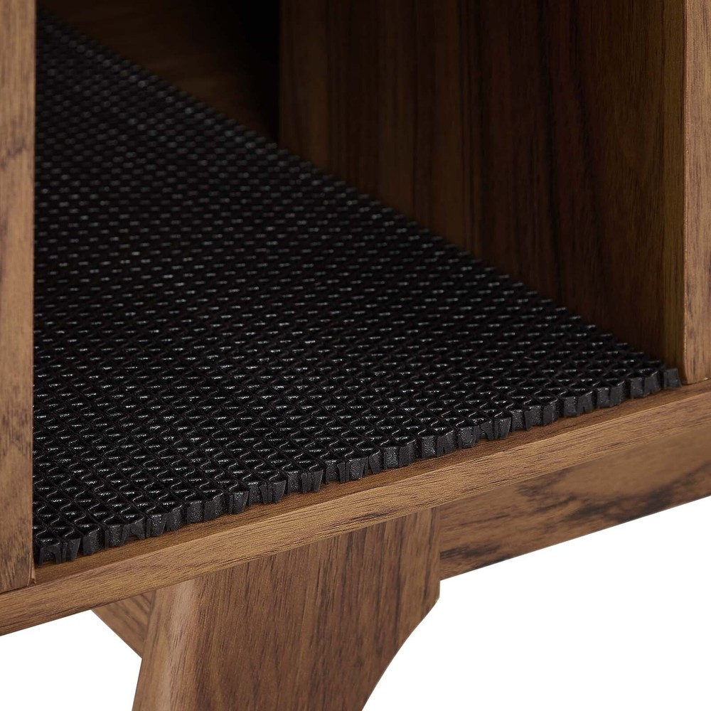 Modway Render Cat Cabinet in Walnut