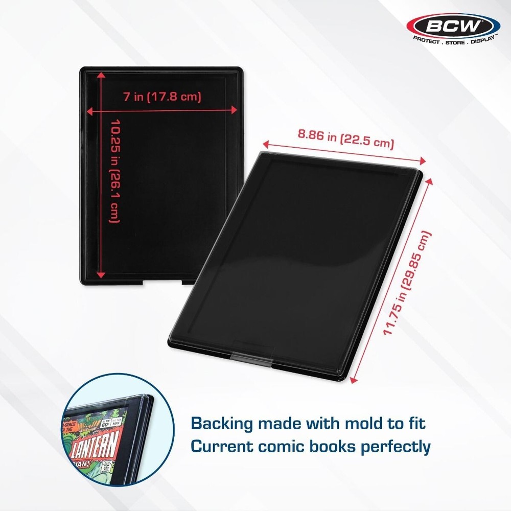 BCW Comic Book Showcases - Framed Display Case - Hangs On Wall - *FIVE PACK*