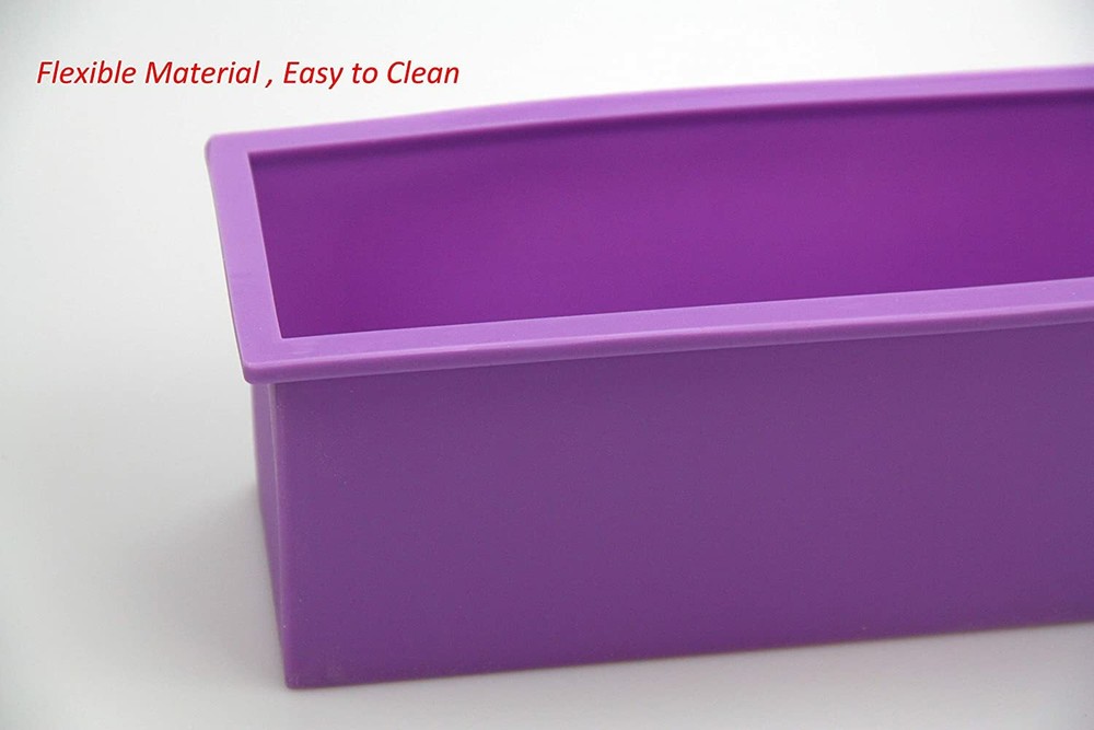 Large Loaf Soap Mold Rectangular Swirl Making Tools DIY Handmade Rendering Mould