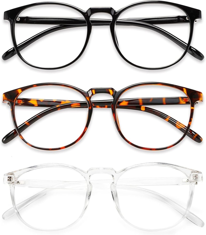 Chic Blue Light Blocking Glasses - 3 Color Variety for Gaming & Work