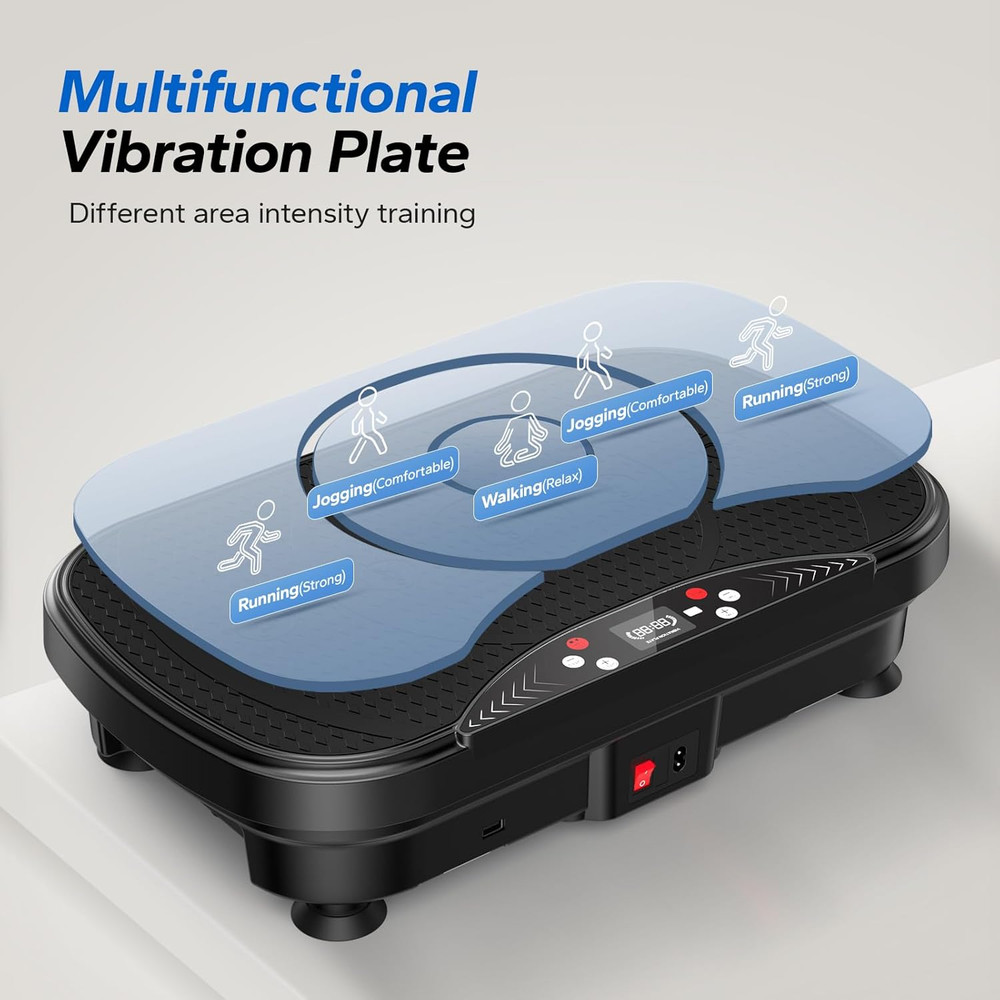 Vibration Plate Exercise Machine, Vibration Plate for Lymphatic Drainage Weight