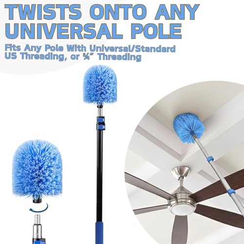 Webster Cobweb Duster Head () 2 Blue
