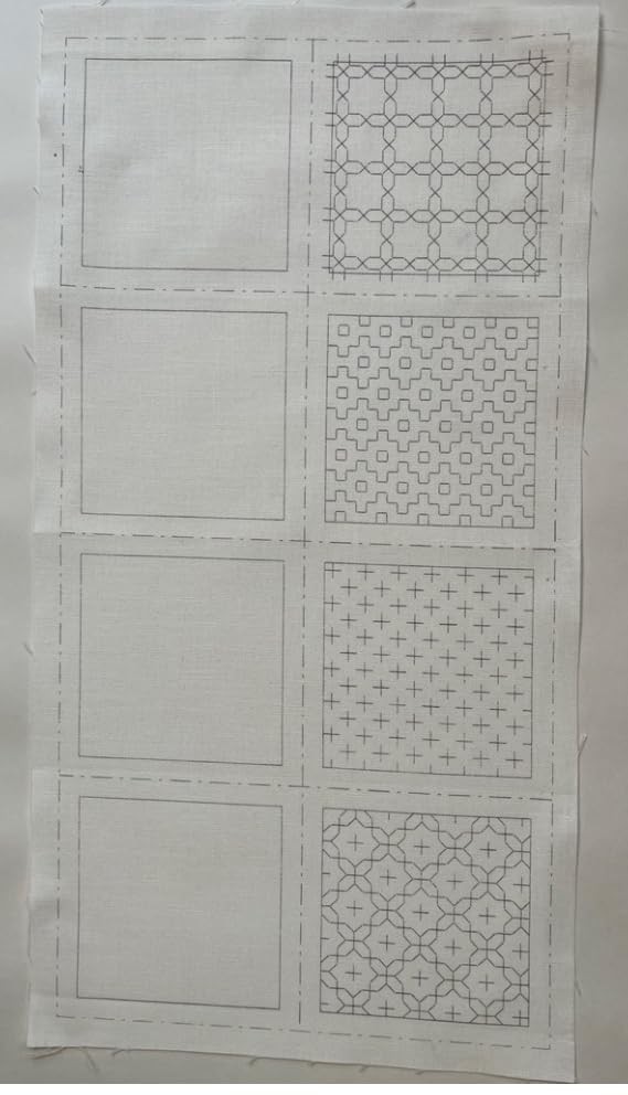 Cosmo Sashiko Kit Hitomezashi White 98916