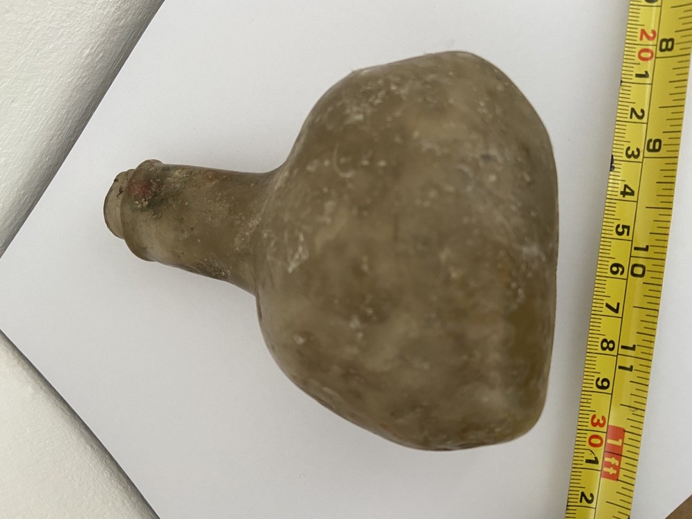 OLD Deformed glass bottle