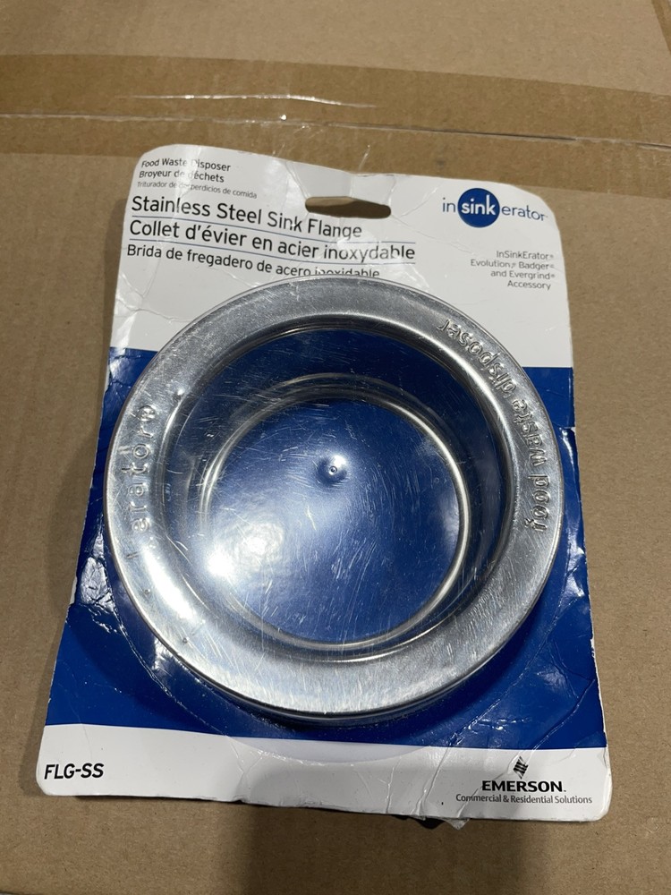 InSinkErator FLG-SS  Stainless Steel Sink Flange.