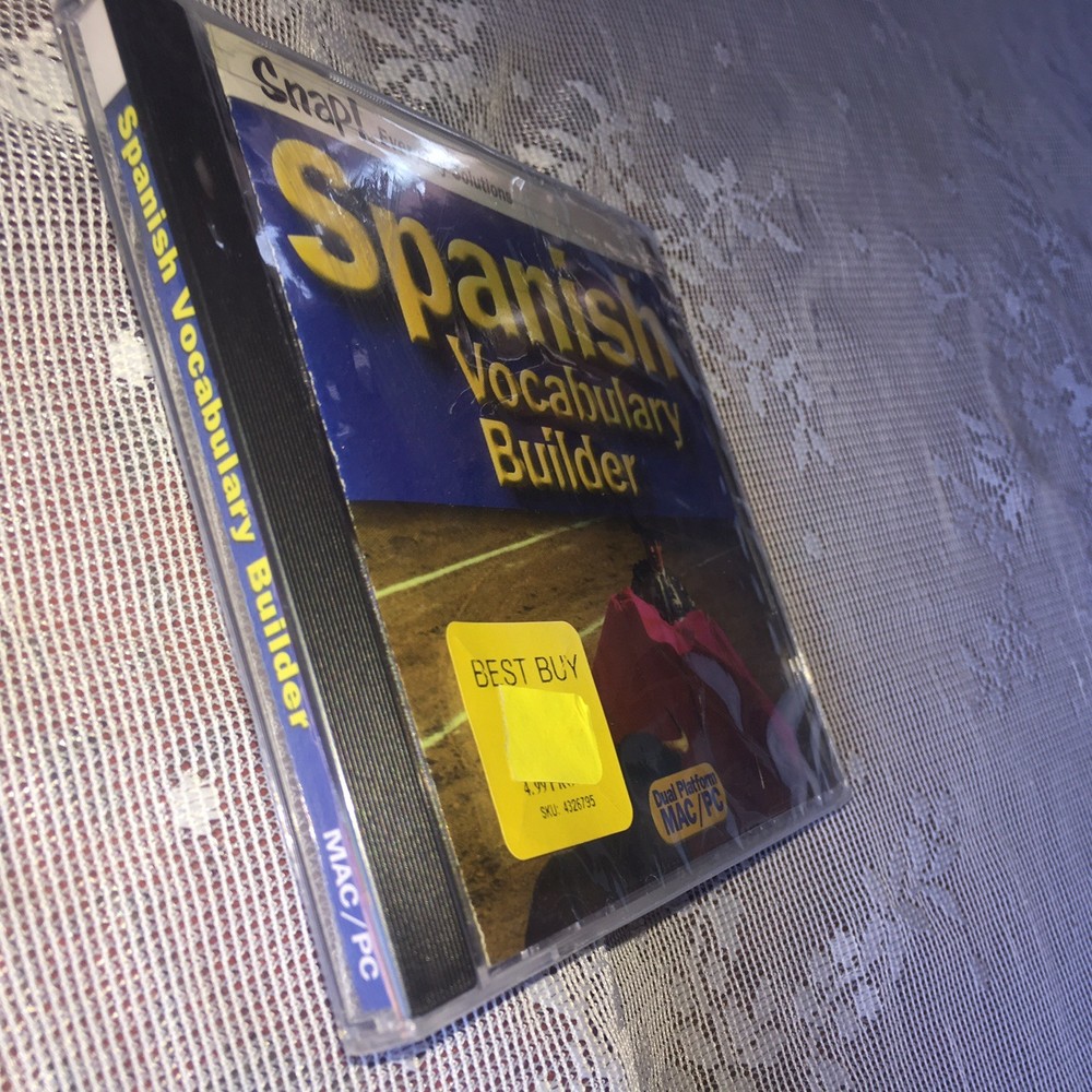 SNAP! Spanish Vocabulary Builder Digital Platform Windows 95 , MAC/ PC