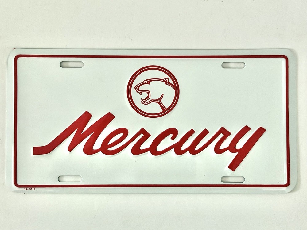 Mercury Novelty License Plate