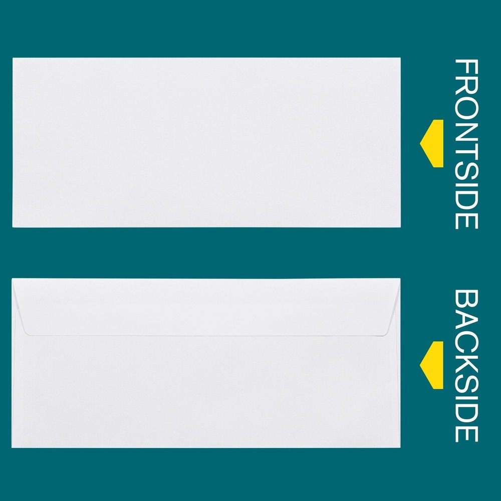 #10 Envelopes Self Seal - | 50 Count, 50 Pack | Peel &
