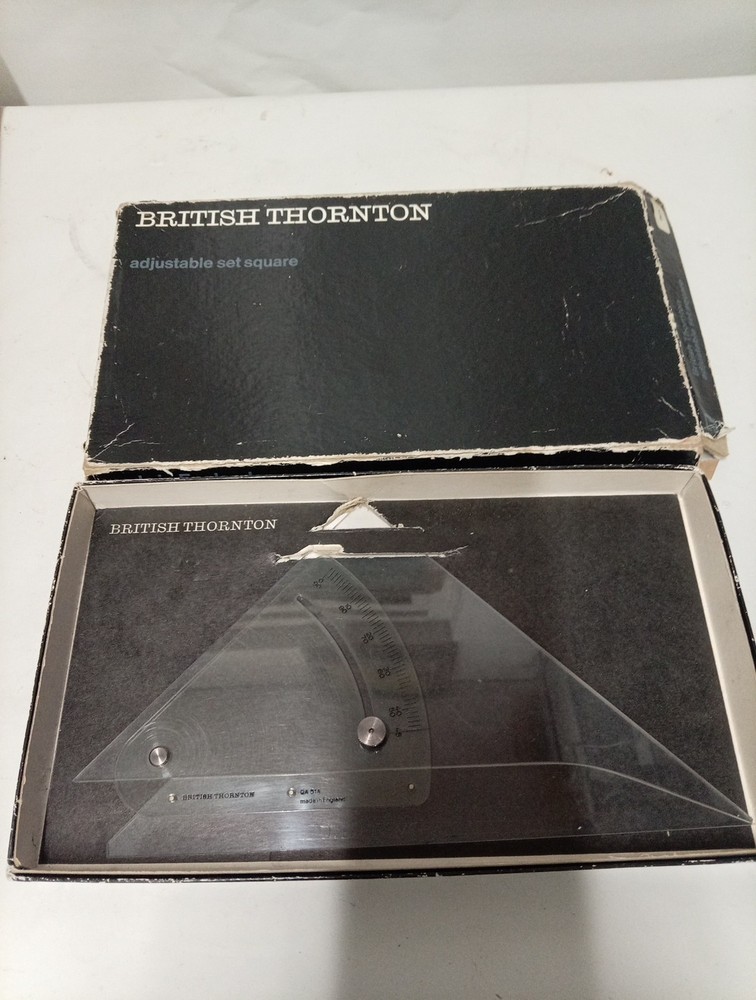 Vintage THORNTON Adjustable Set Square QA51A