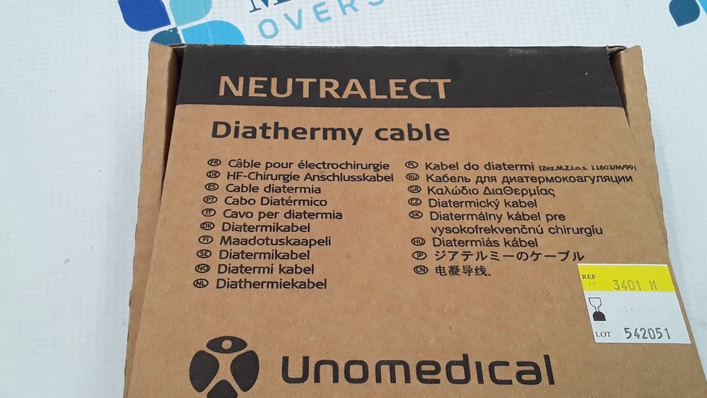 Smith & Nephew Neutralect Diathermay Cable REF3401 M