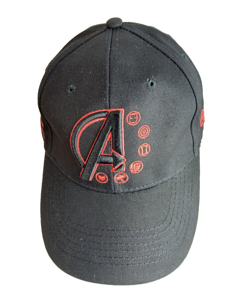 "A" Marvel Studios The First Ten Years Baseball Cap/Hat Black