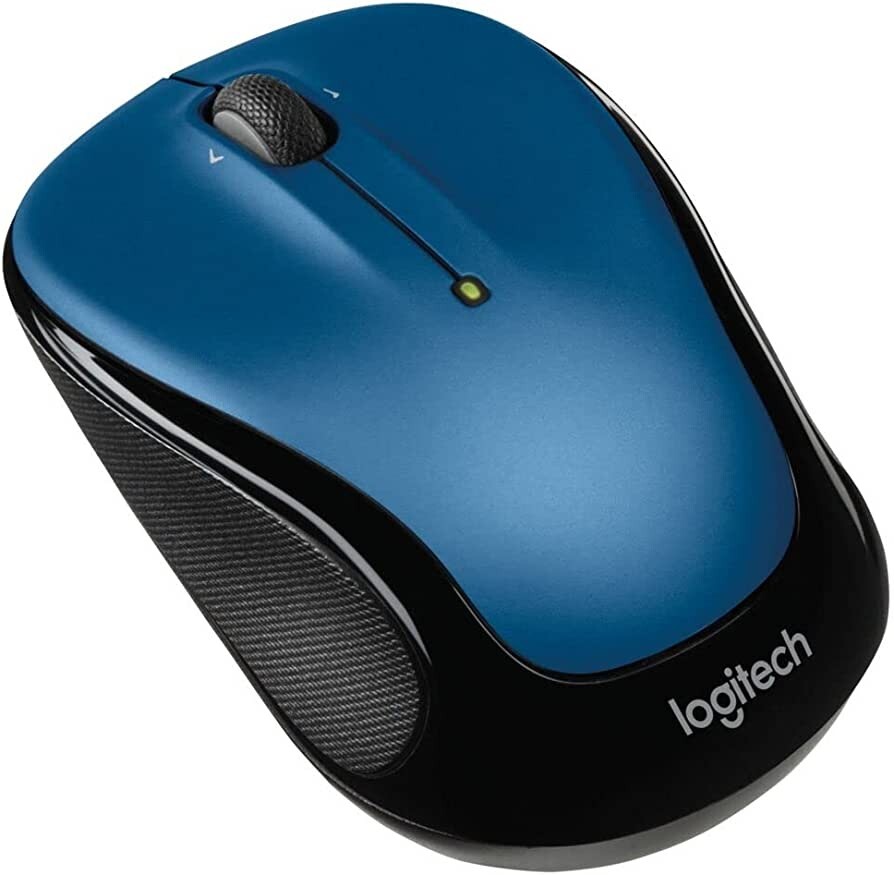 Logitech - M325 Wireless Optical Compact Mouse with Unifying receive - Blue