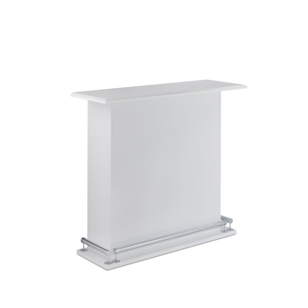 Bowery Hill Bar Table in White