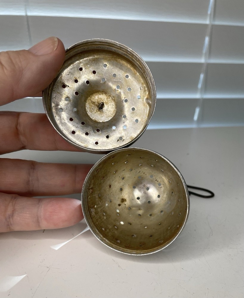 Vintage Aluminum Tea Strainer Infuser