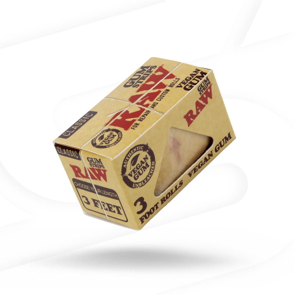 RAW Classic Gum Strips 3 ft Full Box