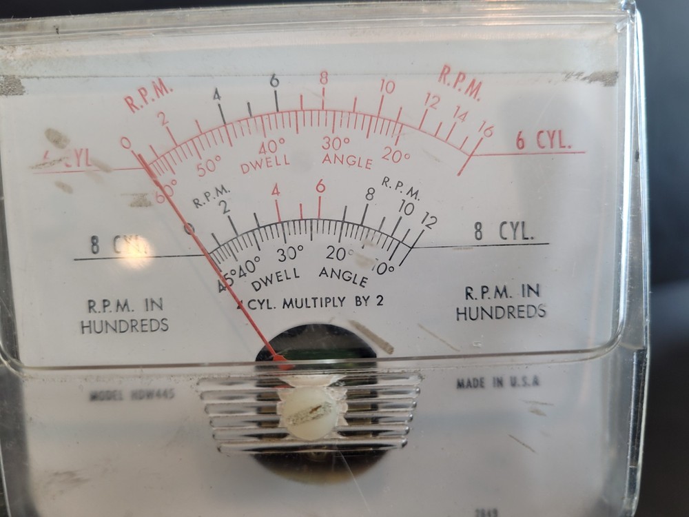 Hanson-Hawk Dwell Tachometer - Model 752 - Untested