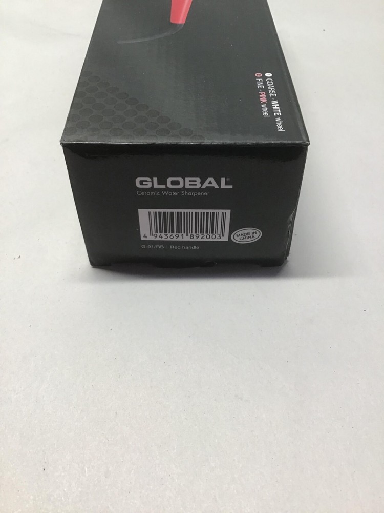 GLOBAL Ceramic Water Sharpener - Red