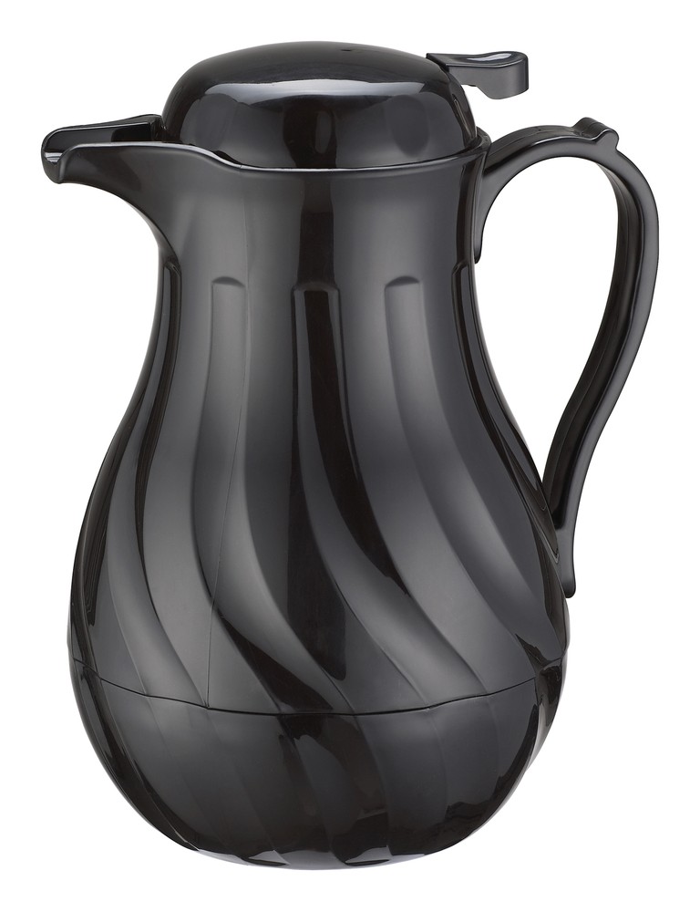 42oz Insulated Beverage Server, Push Button, Black Swirl (12 Each)