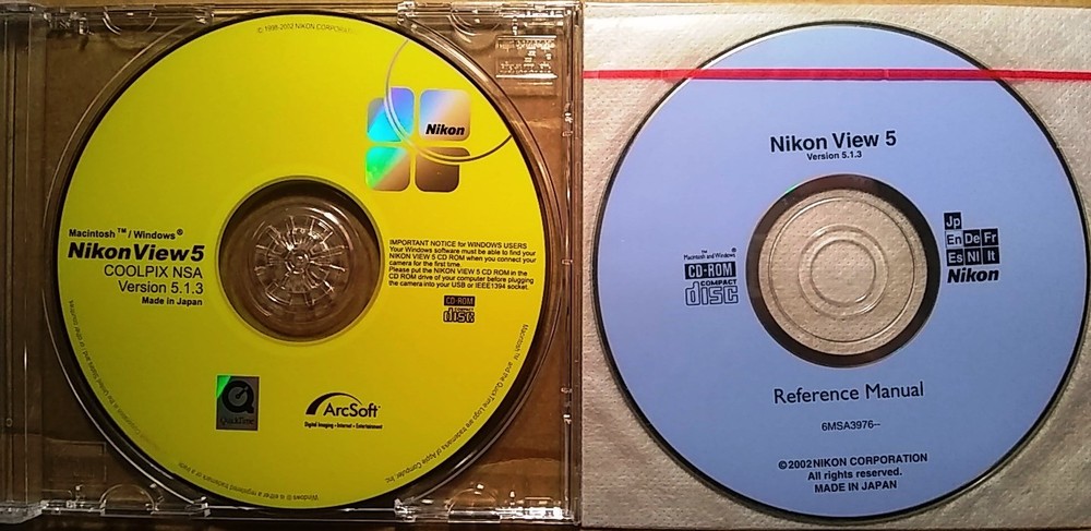 Nikon View Version 5.1.3  for Windows & Macintosh