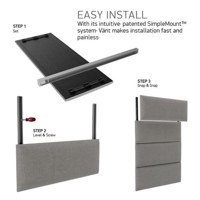 Charcoal Gray Vant Upholstered Headboards