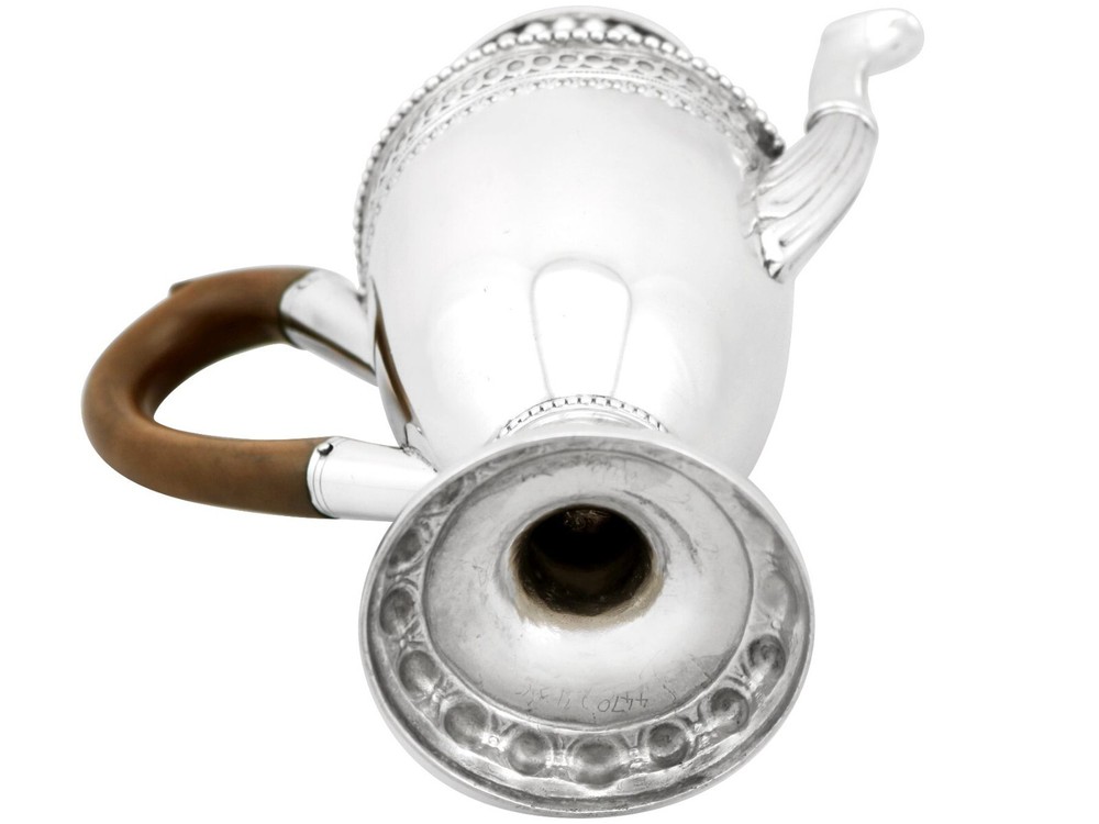 Antique German Silver Coffee Pot