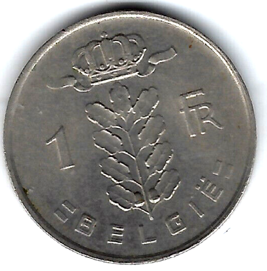 COIN 1951 BELGIUM 1 FR