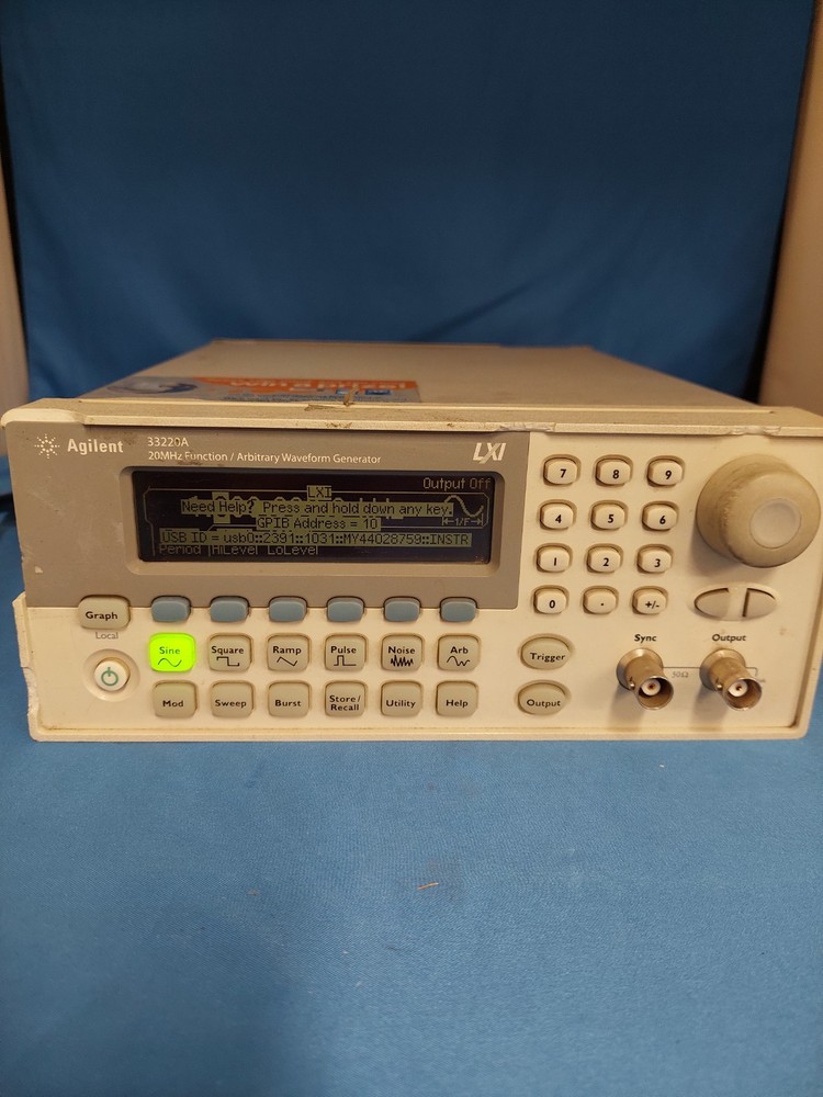Agilent 33220A Function/Arbitrary Waveform Generator 80MHz