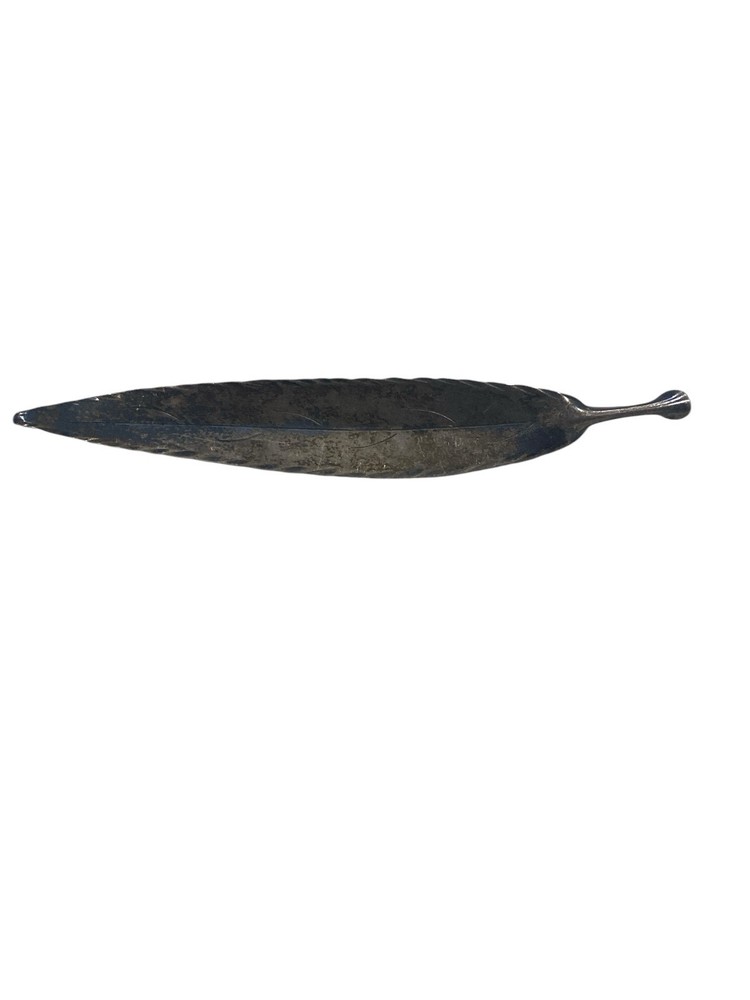 Preowned Sterling Sliver Leaf Brooch Pin