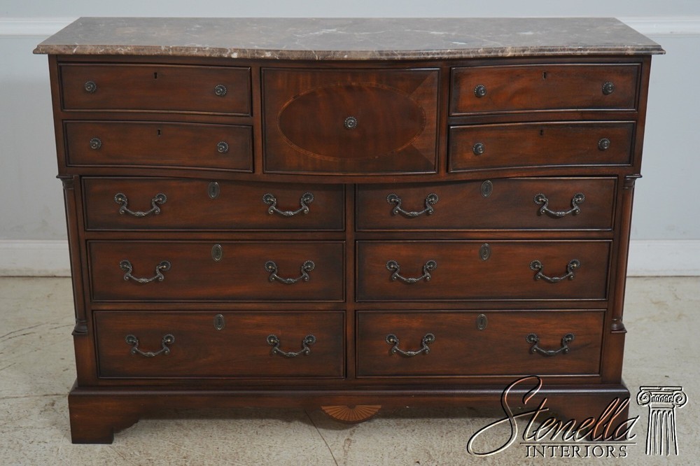 F65537EC: DREXEL Covington Park Marble Top Sideboard