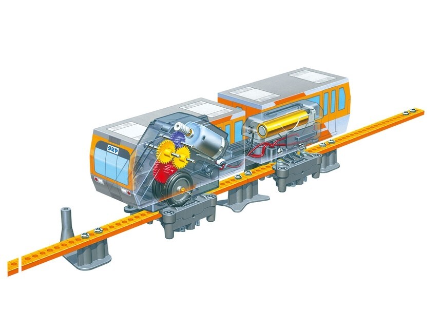 Tamiya Monorail Train Educational Construction Kit # 70254