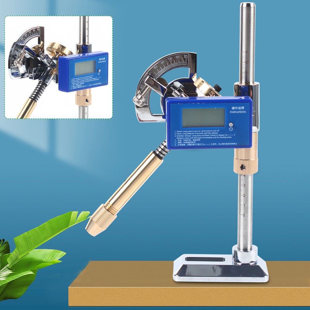 Digital Display Angle Manipulator Handle Gem Polishing Faceting Machine Tool