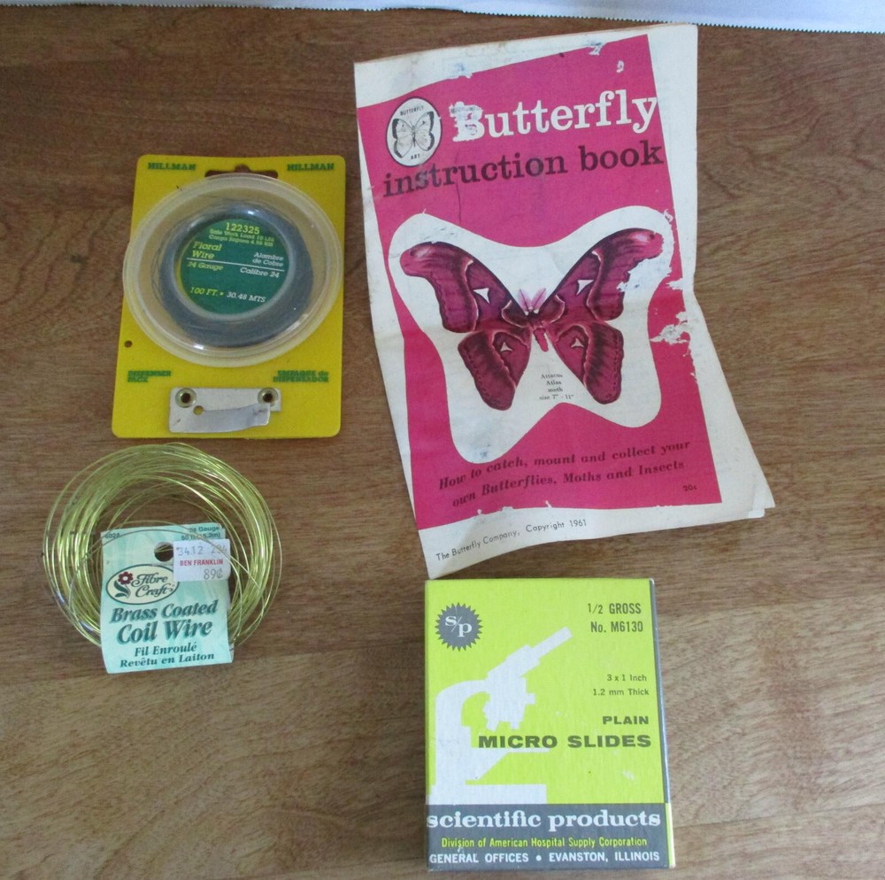 Vintage Buterfly Mounting Information and Other Misc Items