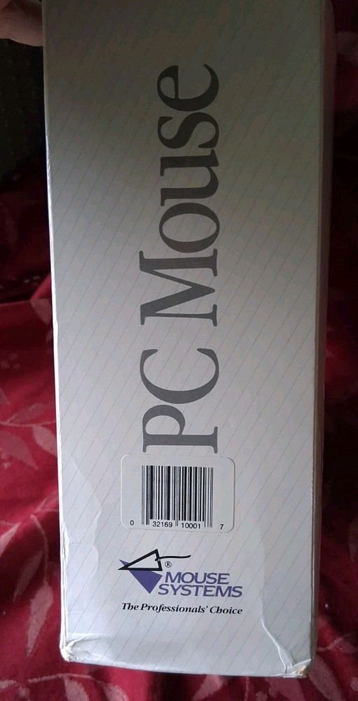 Mouse Systems PC Mouse Optical 3 Button Mouse PC Paint plus