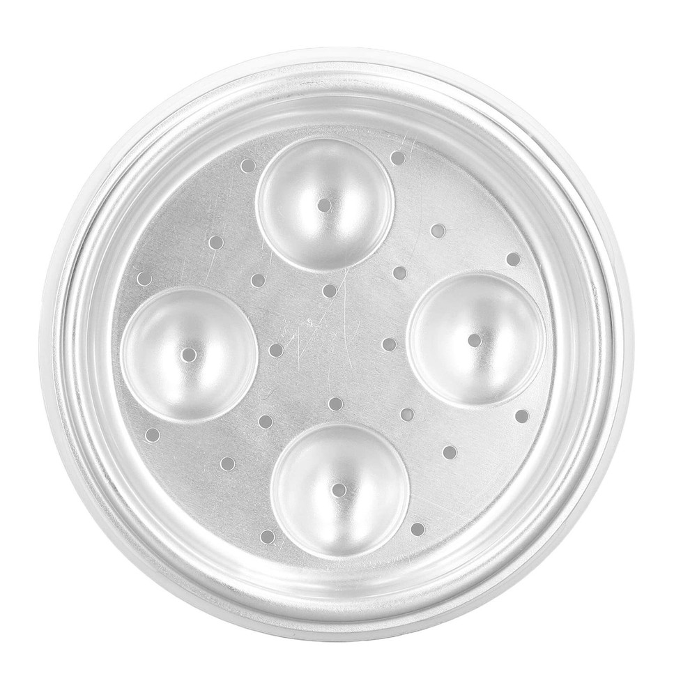 Hard Boiled Egg Cooker, Egg Boiler 4 Eggs Capacity Compact Design Microwave C...
