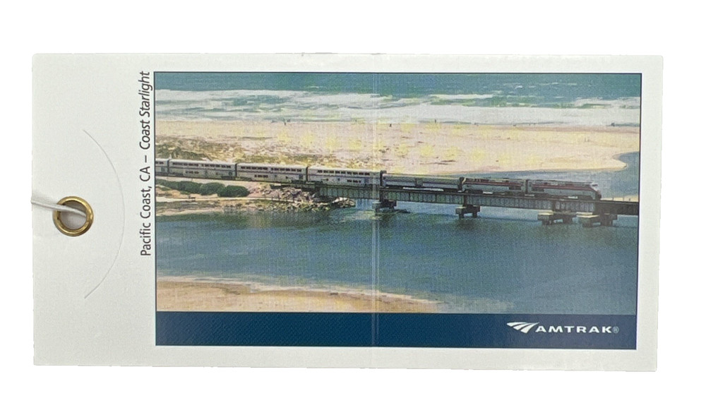 Set Of 3 Amtrak Luggage Tags