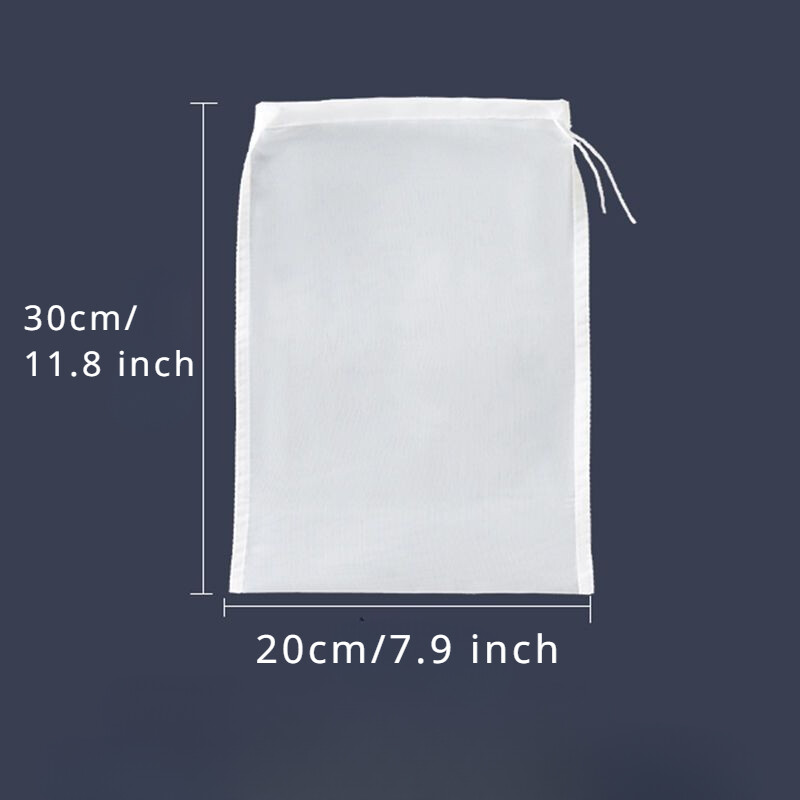 100-300 Micron Hole Nylon Filter Bag Reuseable Thickened Mesh Filter Drawstring