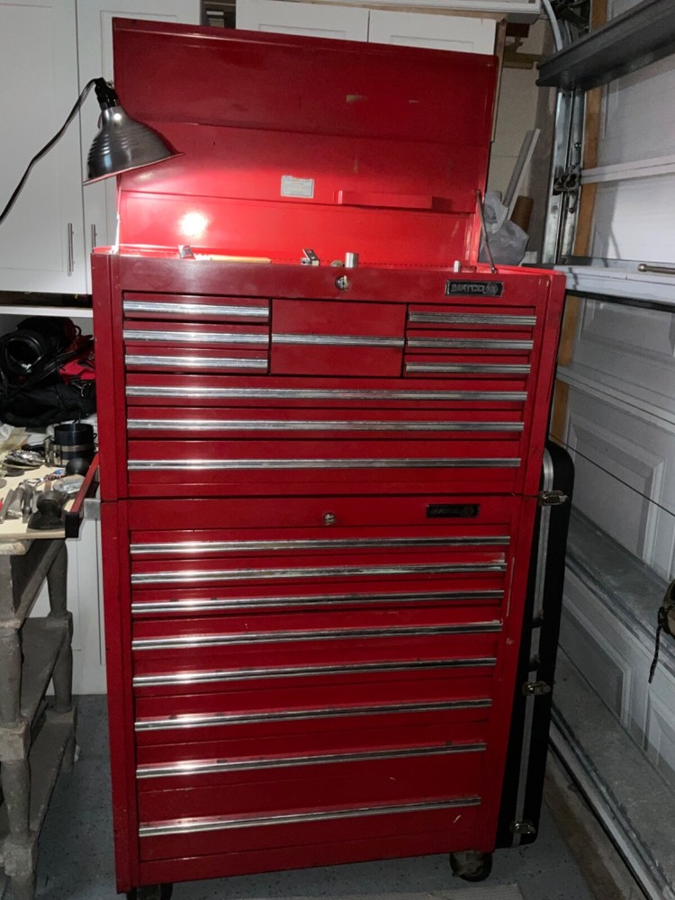 Matco tool chest used, master mechanic professional quality