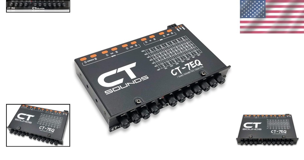 Car Audio 7 Band Parametric Equalizer - Professional Results