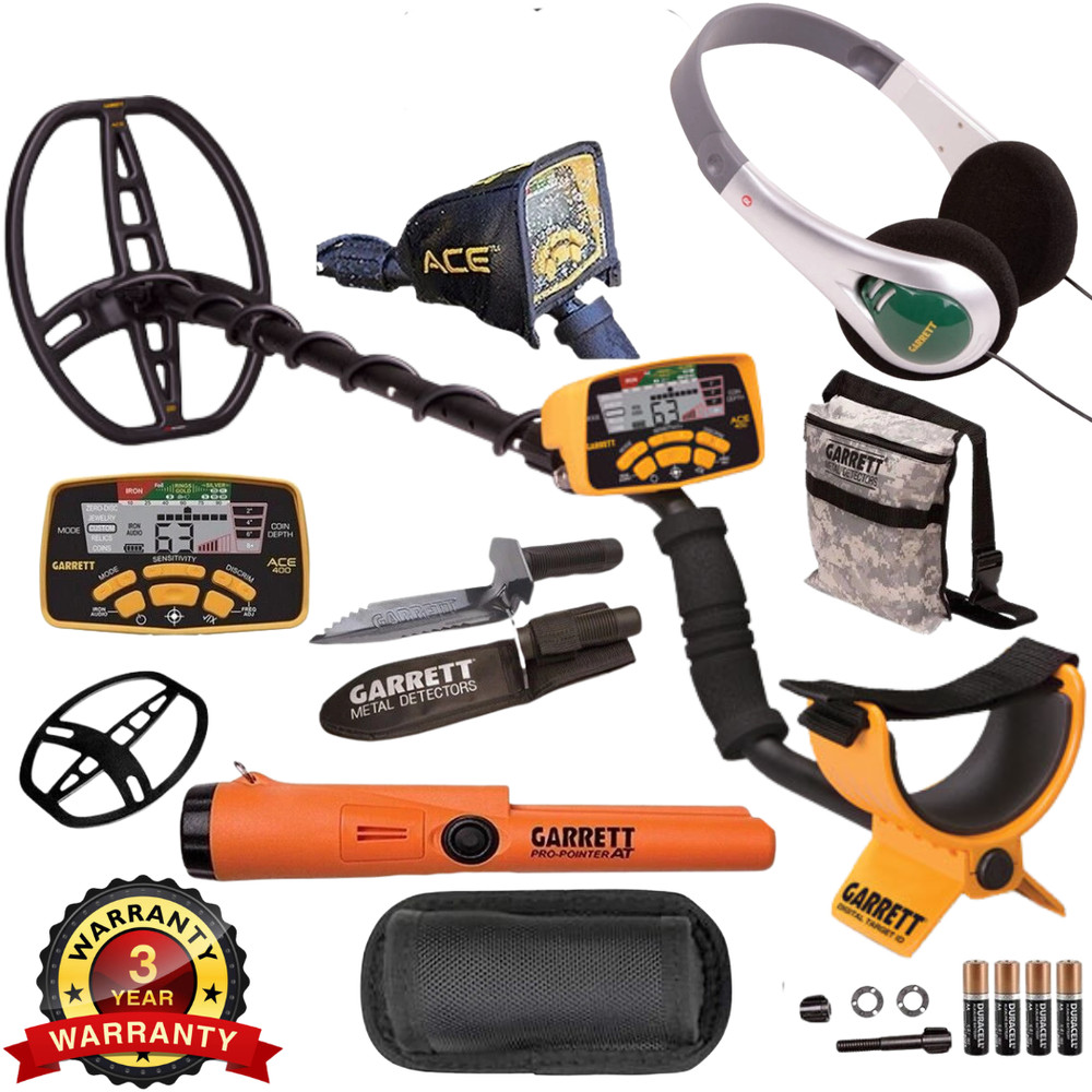 Garrett ACE 400 Metal Detector w/Pro-Pointer AT Bundle