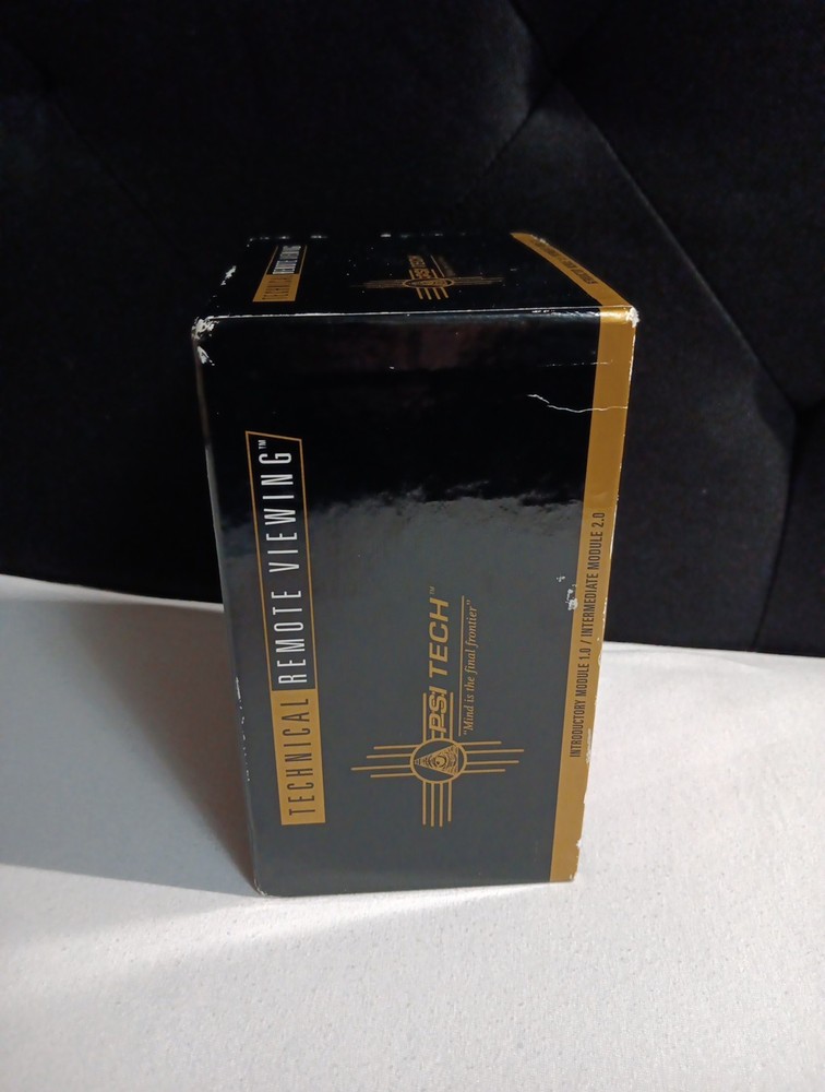 PSI Tech Technical Remote Viewing 4 VHS Tapes Lecture Modules 2.0 2001-2004 Box