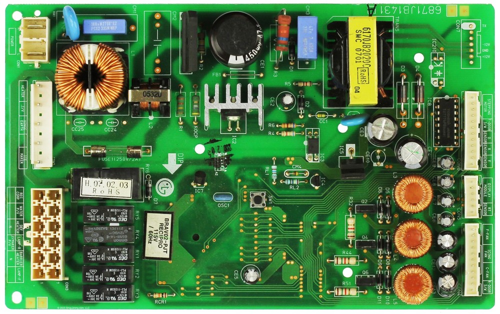 LG Refrigerator 6871JB1431A Main Board