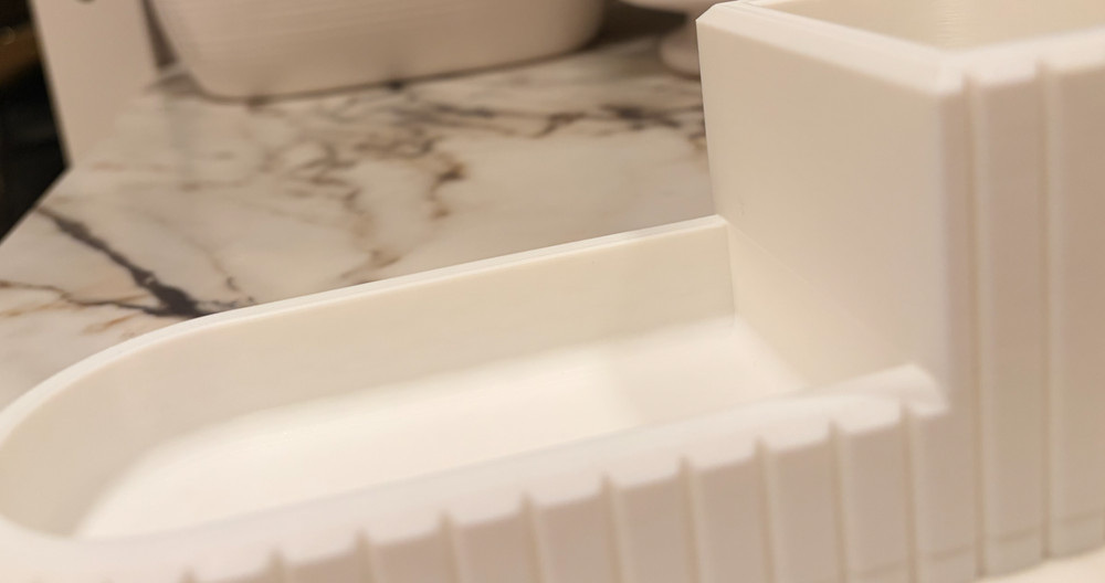 3D Printed Stationary Orginizers- White- High Quality- Durable