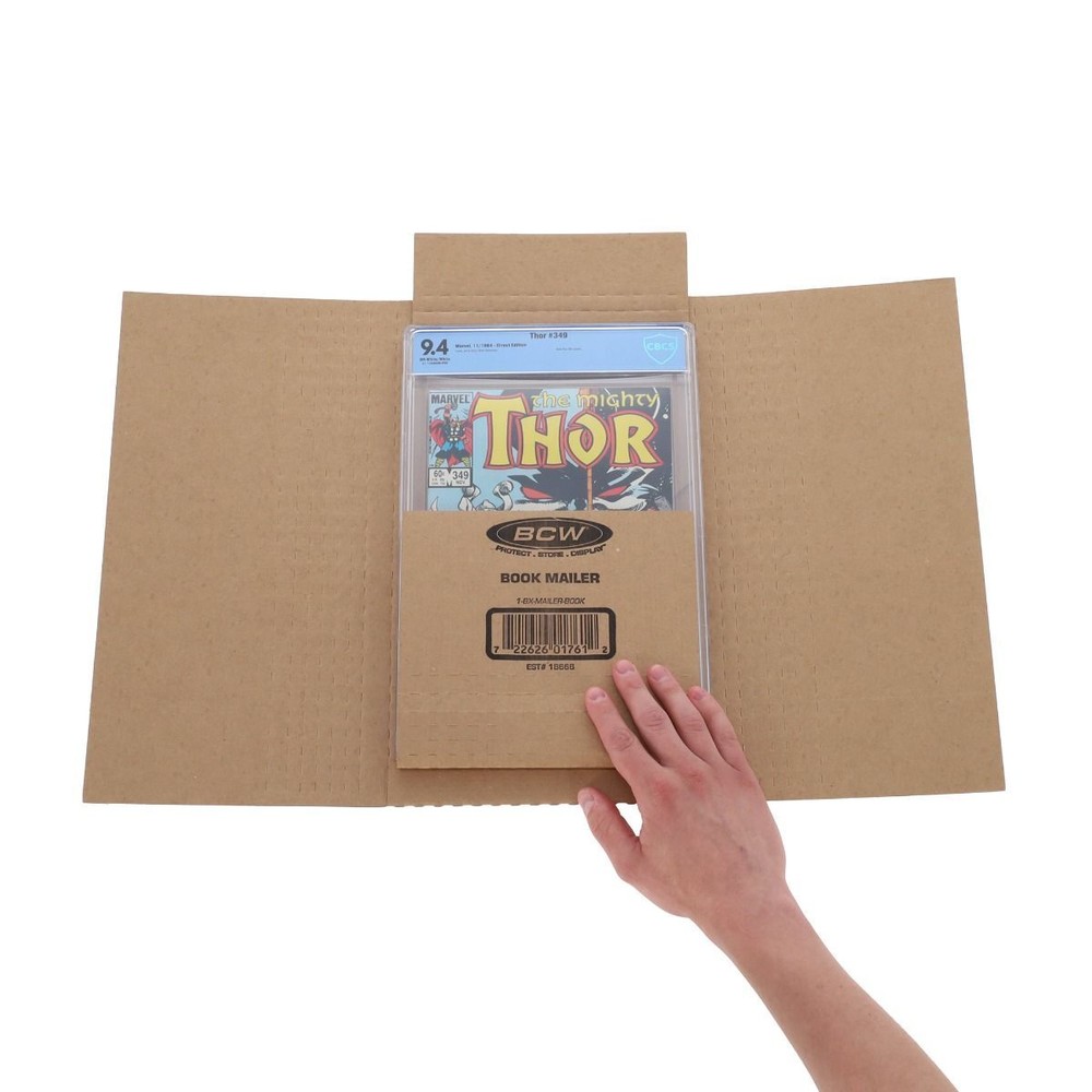 5 BCW Wrap Mailers for Comic Books