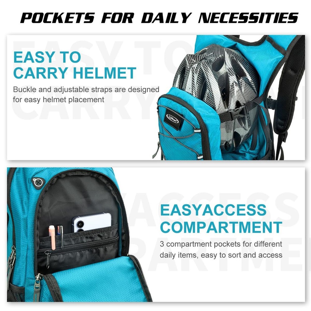 Hydration Backpack with 3L Water Bladder, Insulated Running Hydration Pack Hy...